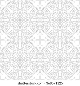 abstract ethnic vector seamless background.