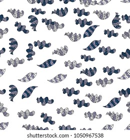 Abstract ethnic vector seamless pattern. Tribal art print, vintage background. Background texture, wallpaper, theme in white, neutral and black colors.