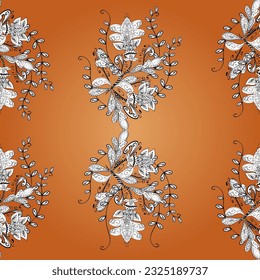 Abstract ethnic vector seamless pattern. Tribal art boho print, vintage flower background. Background texture, wallpaper, floral theme in pleasant colors.