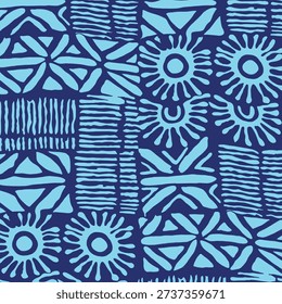 Abstract ethnic vector seamless pattern suitable for fabric,textile,and home decore