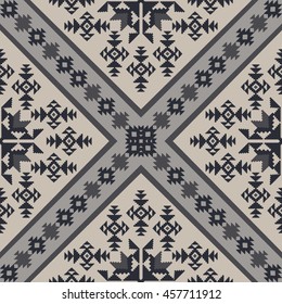 Abstract ethnic vector seamless pattern