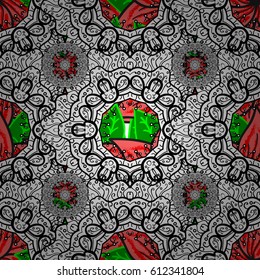 Abstract ethnic vector seamless pattern. Tribal art boho print, vintage flower background. Background texture, wallpaper, floral theme in colors.