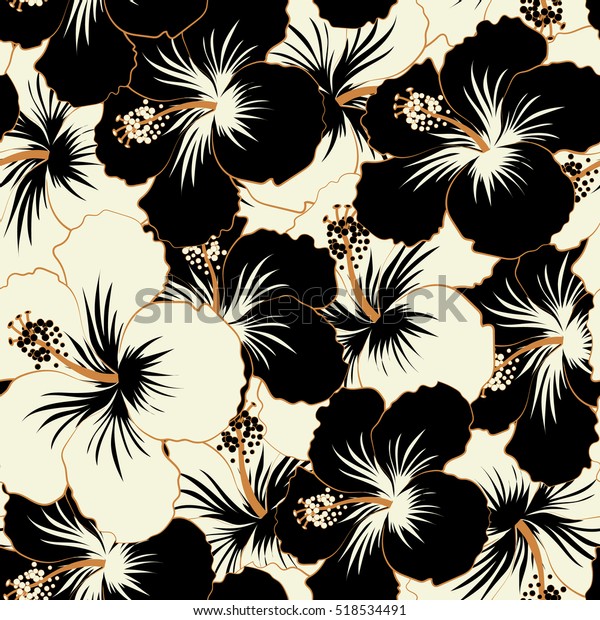 抽象的なエスニックベクター画像のシームレスなパターン ビンテージ白黒の花の背景にトライバルのアートボホのプリント 背景テクスチャー 壁紙 花柄のテーマ のベクター画像素材 ロイヤリティフリー