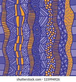 abstract ethnic vertical seamless pattern