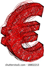 abstraktes Euro-Symbol
