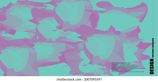 Abstract event banner template design with geometric blend