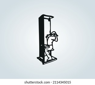 Abstract exercise position for a routine