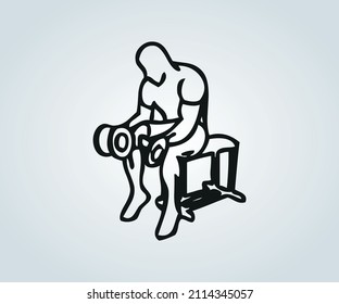 Abstract exercise position for a routine