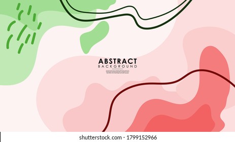 Abstract exotic collection of trendy background