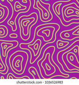 Abstract exotic fashion seamless pattern. Ethnic african natural wild background texture. Boho batic tie dye craft ornament. Seamless design for tile, print, swimwear. Vector background wallpaper. 
