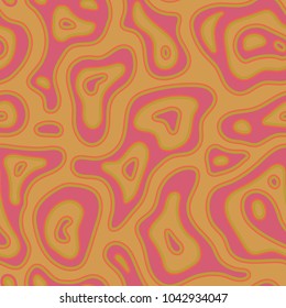 Abstract exotic fashion seamless pattern. Ethnic african natural wild background texture. Boho batic tie dye craft ornament. Seamless design for tile, print, swimwear. Vector background wallpaper. 
