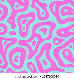 Abstract exotic fashion seamless pattern. Ethnic african natural wild background texture. Boho batic tie dye craft ornament. Seamless design for tile, print, swimwear. Vector background wallpaper