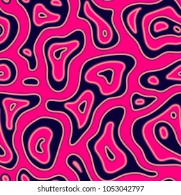 Abstract exotic fashion seamless pattern. Ethnic african natural wild background texture. Boho batic tie dye craft ornament. Seamless design for tile, print, swimwear. Vector background wallpaper