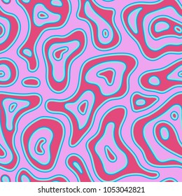 Abstract exotic fashion seamless pattern. Ethnic african natural wild background texture. Boho batic tie dye craft ornament. Seamless design for tile, print, swimwear. Vector background wallpaper