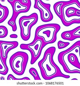 Abstract exotic fashion seamless pattern. Ethnic african natural wild background texture. Boho batic tie dye craft ornament. Seamless design for tile, print, swimwear. Vector background wallpaper