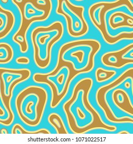 Abstract exotic fashion seamless pattern. Ethnic african natural wild background texture. Boho batic tie dye craft ornament. Seamless design for tile, print, swimwear. Vector background wallpaper