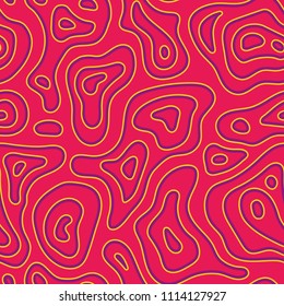 Abstract exotic fashion seamless pattern. Ethnic african natural wild background texture. Boho batic tie dye craft ornament. Seamless design for tile, print, swimwear. Vector background wallpaper