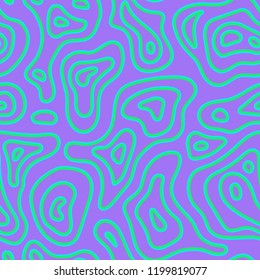 Abstract exotic fashion seamless pattern. Ethnic african natural wild background texture. Boho batic tie dye craft ornament. Seamless design for tile, print, swimwear. Vector background wallpaper