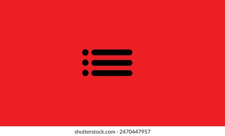 Icono Abstractas del menú de Expandir, icono simple de la palanca de navegación de la línea de 3 puntos,