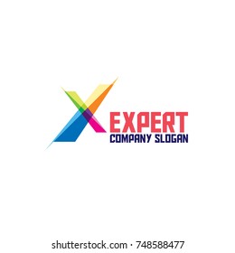 Abstract Expert Logo Icon