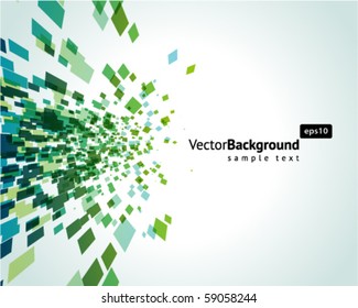 Abstract Explore Square Mosaic Vector Background