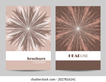 Abstract explosion background. Lines and dots connection concept. Vector illustration.