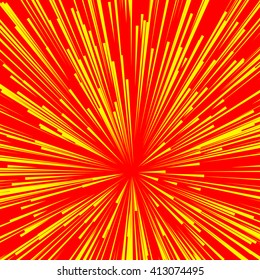 Abstract explosion, burst, rays, beams, flash, glitter, fireworks element