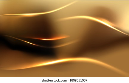 Resumen del diseño de potencia de la explosión Ilustración del vector de luz dorada