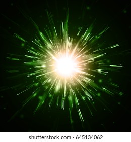 abstract explosion  vector  background