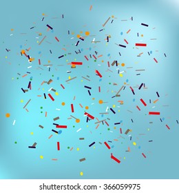 Abstract explosion. Vector illustration.