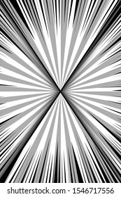 Abstract explosive concept with comic background divided into four frames by shadow. Vector illustration