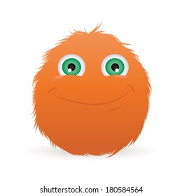 abstract expression face on a white background