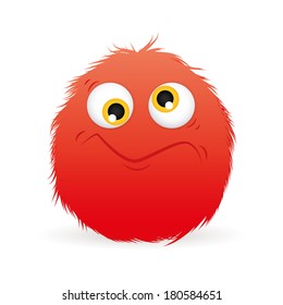 abstract expression face on a white background