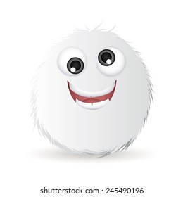 abstract expression face on a white background