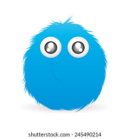 abstract expression face on a white background