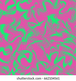 Abstract expressionism calligraphic brush seamless pattern. Vector illustration