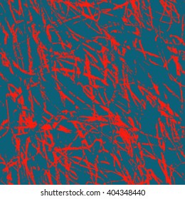 Abstract expressionism pattern. background with expressive strokes of brush. Vector Illustration