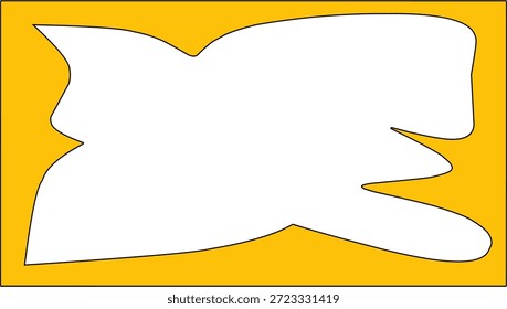 Abstract expressive modern form vector for background, poster, branding, and creative layouts
