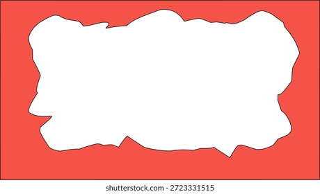 Abstract expressive modern form vector for background, poster, branding, and creative layouts