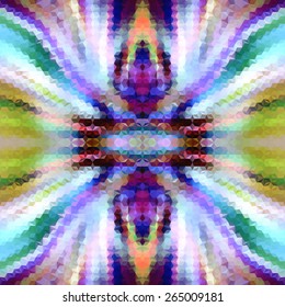 Abstract extravagant mosaic seamless pattern, EPS8 - vector graphics.