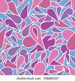 Abstract extravagant seamless pattern