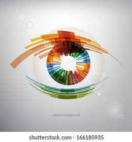 Abstract eye background