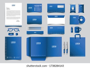Abstract eye caching corporate stationery design template ,eps 10.