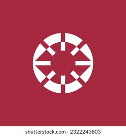 abstract eye circle vision logo