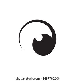 Abstract eye graphic design template vector isolated