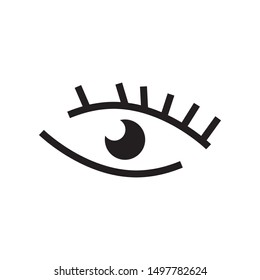 Abstract eye graphic design template vector isolated