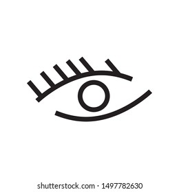 Abstract eye graphic design template vector isolated