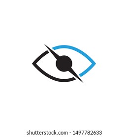 Abstract eye graphic design template vector isolated
