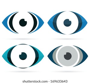 Abstract eye icon