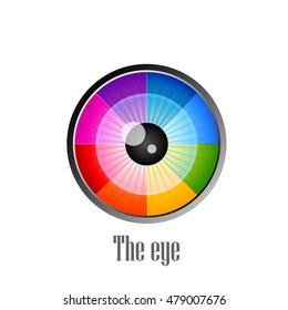 Abstract eye icon,vector illustration.